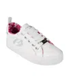 Bebe Little And Big Girls Low Top With Holographic "b" Sneaker In Silver