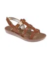 Bebe Little Girls Flat With Charm And Stylish Sandals In Cognac
