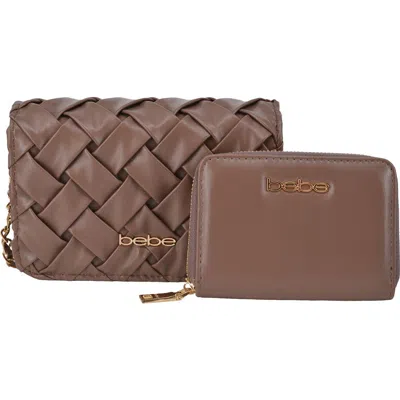 Bebe Luca Crossbody Bag With Wallet In Brown