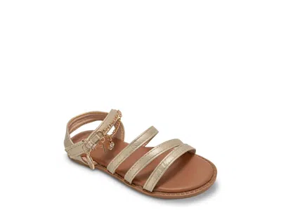 Bebe Lumi Sandal Kids' In Gold Metallic