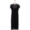 Bebe Brooklyn Mesh Maxi Dress In Black