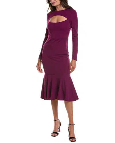 Bebe Midi Dress In Purple