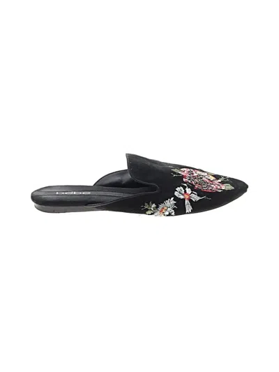 Pre-owned Bebe Mule/clog In Black