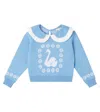 Bebe Organic Annika Sweater In Blue