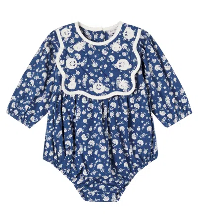 Bebe Organic Baby Amari Floral Cotton Bodysuit In Multi