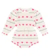 Bebe Organic Baby Josie Crochet Cotton And Wool Playsuit In White