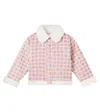 Bebe Organic Ellie Patterned Jacket In Pink