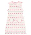 Bebe Organic Josie Crochet Cotton And Wool Dress In White
