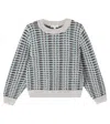 Bebe Organic Sean Cotton And Wool Sweater In Black