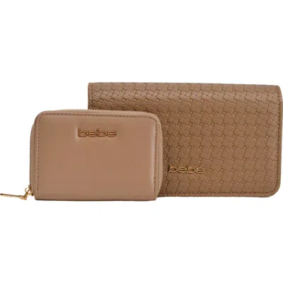 Bebe Otto Crossbody Bag With Matching Wallet In Brown