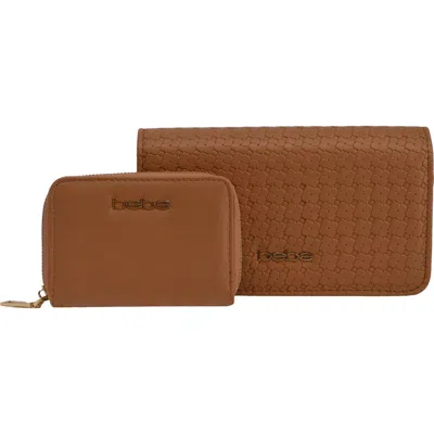 Bebe Otto Crossbody Bag With Matching Wallet In Brown