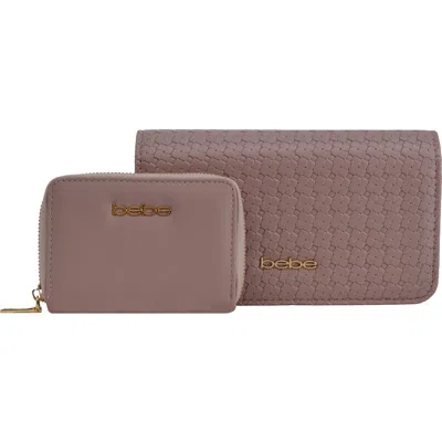 Bebe Otto Crossbody Bag With Matching Wallet In Purple