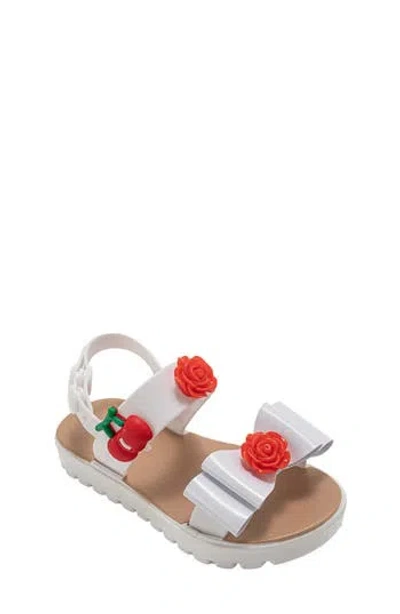 Bebe Pia Cherry Sandal In White