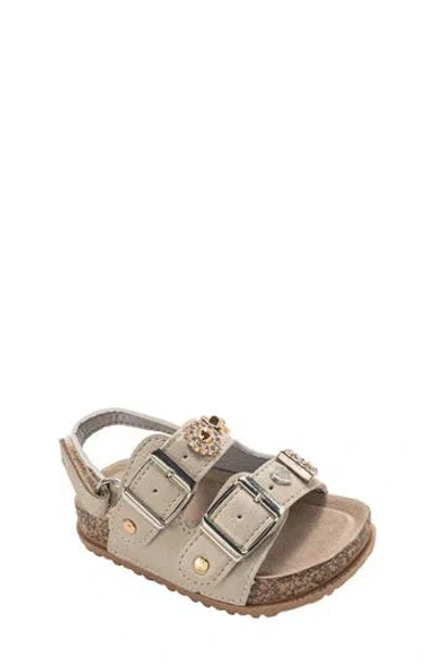 Bebe Poppy Footbed Sandal In Brown
