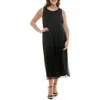 Bebe Powermesh A-line Tank Dress In Black