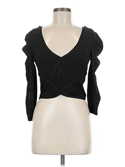 Pre-owned Bebe Pullover Sweater In Black
