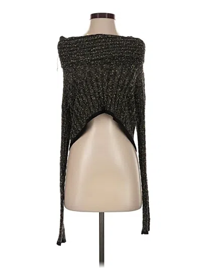 Pre-owned Bebe Pullover Sweater In Black