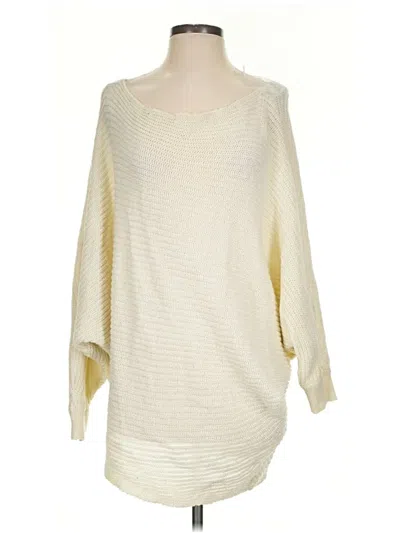 Pre-owned Bebe Pullover Sweater In Ivory