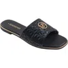 Bebe Quilted Slide Sandal In Black