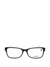 Bebe Ladies Black Rectangular Eyeglass Frames Bb5133 In Black