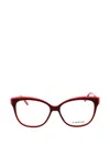 Bebe Rectangle-frame Glasses In Red