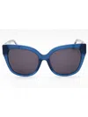 Bebe Rectangular Acetate Women's Sunglasses - Generic Case Included In Brown
