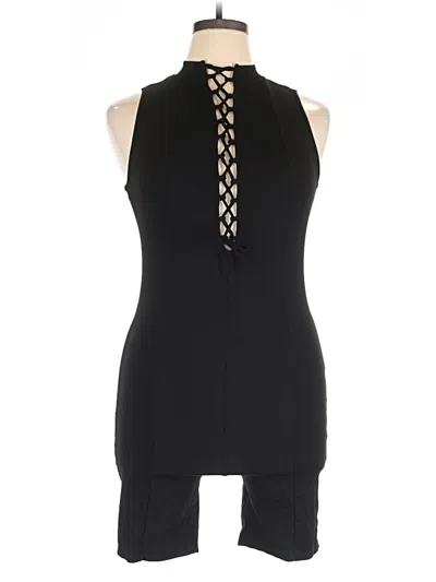 Pre-owned Bebe Romper In Black