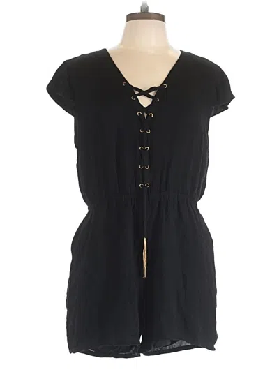 Pre-owned Bebe Romper In Black
