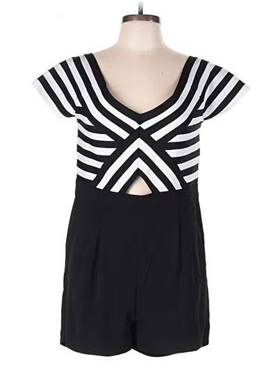 Pre-owned Bebe Romper In Black