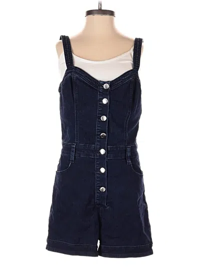 Pre-owned Bebe Romper In Blue