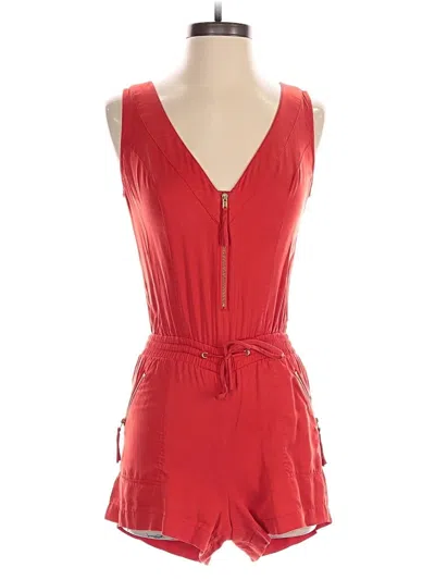 Pre-owned Bebe Romper In Red