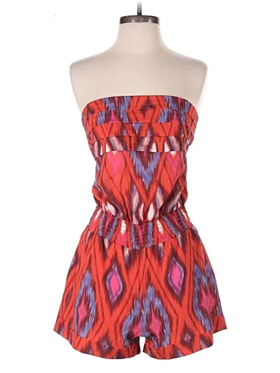 Pre-owned Bebe Romper In Red