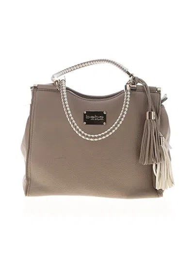 Pre-owned Bebe Satchel In Gray