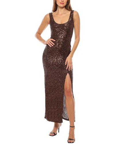 BEBE BEBE SEQUIN TANK GOWN