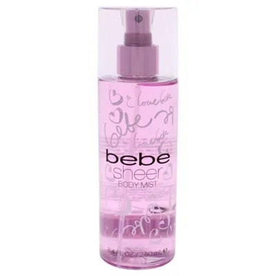 Bebe Sheer By  For Women - 8.4 oz Body Mist In Pink