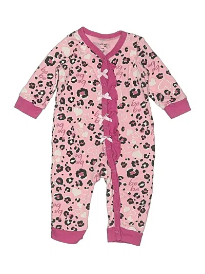 Pre-owned Bebe Babies' Short Sleeve Onesie In Pink