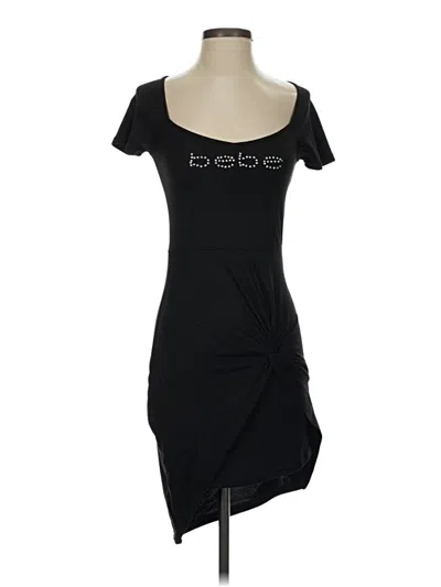 Pre-owned Bebe Short Sleeve T-shirt In Black