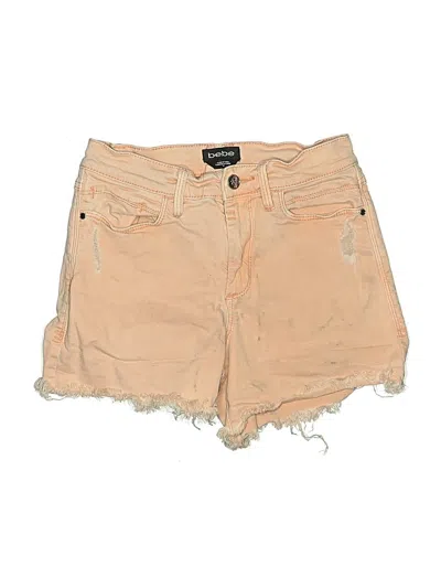 Pre-owned Bebe Shorts In Tan