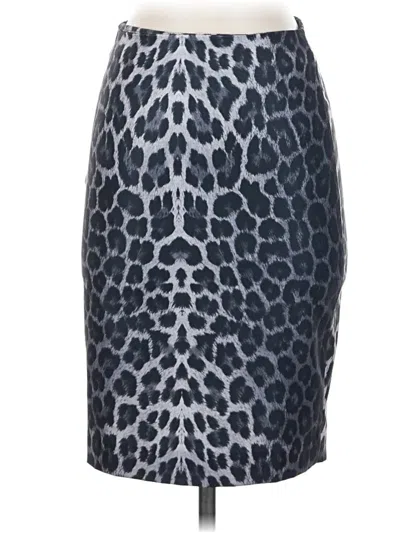 Pre-owned Bebe Silk Skirt In Gray