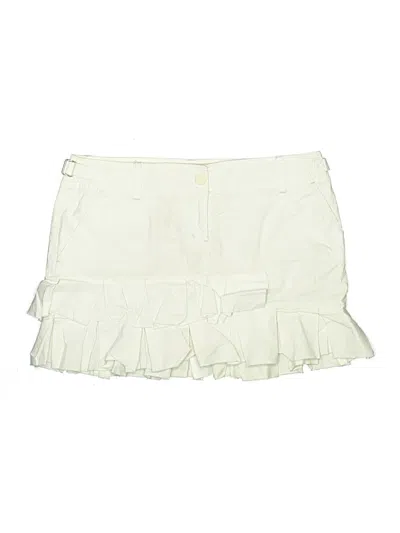 Pre-owned Bebe Kids' Skirt In Ivory