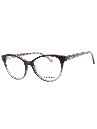 Bebe Sleek Cat-eye Eyeglasses For Women - Bb5195 In Black