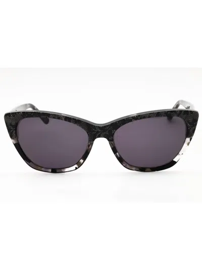 Bebe Sleek Cat-eye Mini Sunglasses In Black