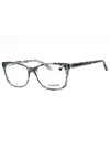 Bebe Sleek Rectangular Women's Eyeglasses - Bb5213 In Multi