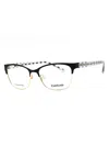 Bebe Sleek Rectangular Women's Eyeglasses In Black