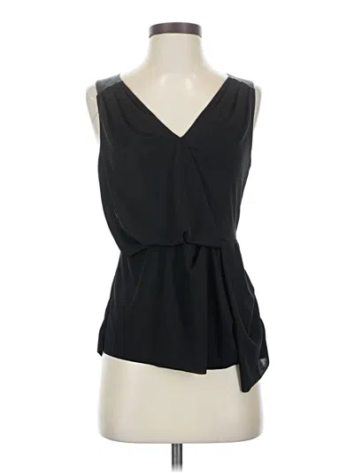 Pre-owned Bebe Sleeveless Blouse In Black