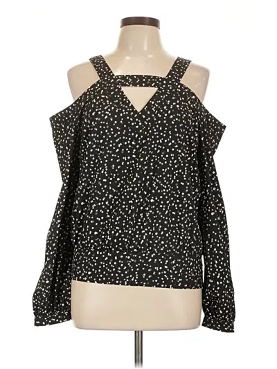 Pre-owned Bebe Sleeveless Blouse In Black