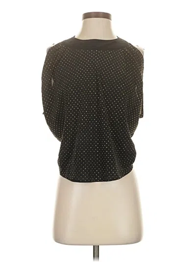 Pre-owned Bebe Sleeveless Blouse In Black