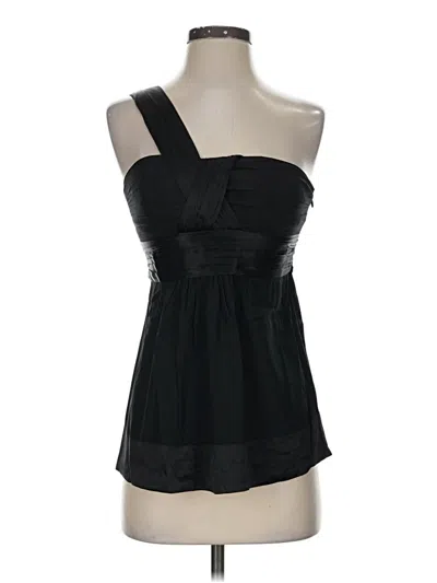 Pre-owned Bebe Sleeveless Blouse In Black