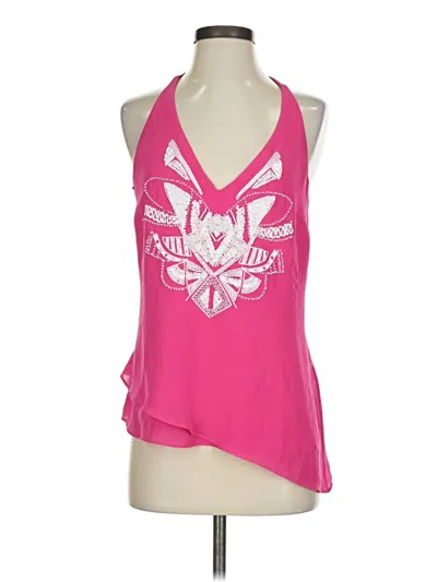 Pre-owned Bebe Sleeveless Blouse In Pink