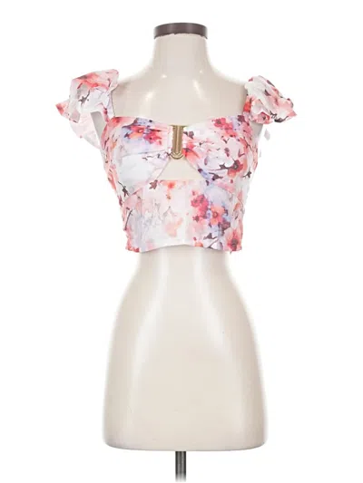 Bebe Sleeveless Blouse In Pink